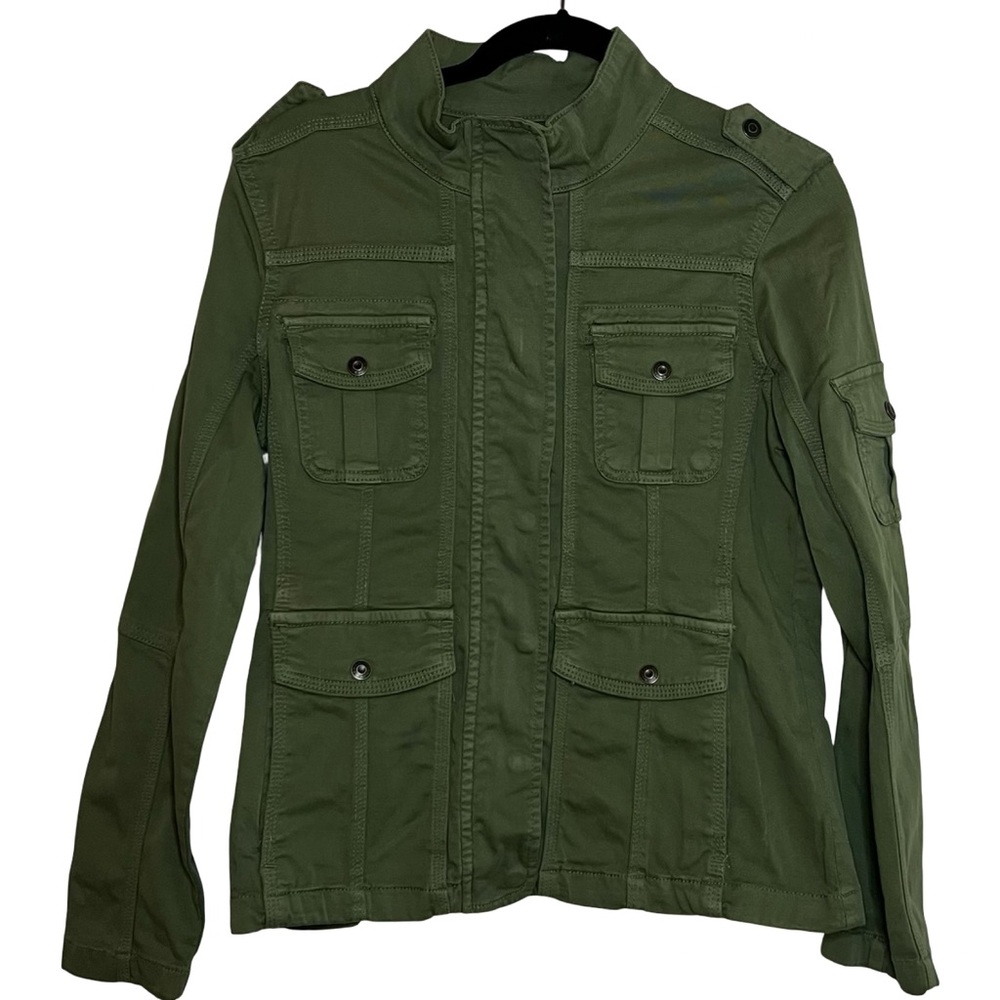 Kensie Green Utility Jacket